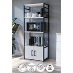 Bofigo 4 Raflı 2 Kapaklı Mutfak Bangosu Beyaz