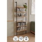 Bofigo 6 Raflı Duvara Monte Kitaplık Çam