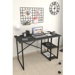 Bofigo Antrasit 60x120 cm 2 Raflı Çalışma Masası