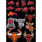 Boğa Sticker Set-1 15 Parça Telefon, Tablet, Defter, Laptop Sticker