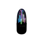 Boğazören Renkli LED ışıklı Disko Hoparlör Sehpa masa Tv Ünitesi üstü Hoparlö Işıklı RGB SÜS mini box Hoparlör