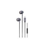 Boğazören Siyah Extra Bass Kablolu Kulaklık Android+İos Uyumlu Type-C Girişli Super 270° Mikrofonlu Kulaklık.