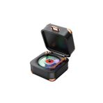 Boğazören Siyah Nostaljik Retro Antika Pikap,plak Çalar Görünümlü Kablosuz Minibox Bluetooth Hoparlör