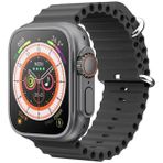 Boğazova Teknoloji Gs Ultra Watch 8 Siyah Çizgi Desen 49 mm Unisex Akıllı Saat