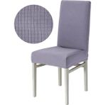 Bogda Açik Lila Bambu Yıkanabilir Likralı Esnek Lastikli Sandalye Örtüsü - 35 x 48 cm - Açık Mor