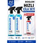 boglon Hızlı Cila 800ml Çizik Giderici Güneş Yanığı Boya Koruma Su İtici Oto Seramik Etkili Sprey 2li Set