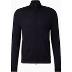 Bogner Oscar Lüks Klasik Stil, Erkek Yün Triko Ceket - 2XL - Lacivert