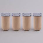 Bohem 4 Adet Doğal Ahşap 12 Cm Silindir Ayak Set Mobilya Koltuk Kanepe Sehpa Masa Ayağı Ayakları