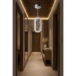 Bohem Aydınlatma Elips Tavana Sıfır 3 Renk LED Krom Modern Avize Antre/hol Banyo/mutfak - 1 - Gümüş