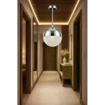Bohem Aydınlatma Tavana Sıfır Krom 3 Renk Led Modern Top Avize Antre/Hol Banyo Avizesi