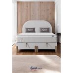 Bohem Çift Kişilik Konfor Seti Pocket Yaylı Yatak + Sandıklı Baza + Başlık 160 x 200