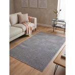 Bohem Gri Emboss Premium Seri Kaymaz Taban Jel Taban Halı Yolluk Antre Hol Salon Mutfak Halısı