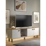 Bohem Hira Ledli Tv Ünitesi - Konsol 3 Kapak 1 Bölme 160 Cm Dolaplı ( 3 Renkli Ledli)
