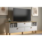 Bohem Mia Ledli Tv Ünitesi Konsol, 3 Kapak 2 Bölmeli, 160 Cm