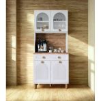 Bohem Mini 93 Cm Kahve Köşesi Ve Çok Amaçlı Mutfak Dolabı