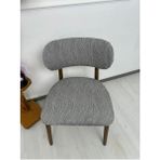Bohem Sandalye Kılıfı - 45 x 45 cm - Gri
