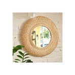 Bohem Sinnerlig Bambu Ayna - Iskandinav, Modern, Rattan Bej