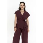 BOHEMAİ Sorrenio Bordo Yelek Pantolon Takım