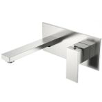 Boheme - Qubic Ankastre Lavabo Bataryası - 475-NB - Gümüş