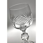 Bohemia Collection Sterna Kristal 6'lı Kahve Yanı Su Bardağı / Beyaz Şarap Kadehi Seti 150CC Katerina Model - Şeffaf - 150 ml