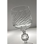 Bohemia Collection Sterna Kristal 6'lı Kahve Yanı Su Bardağı / Beyaz Şarap Kadehi Seti 150CC Safir Model - Şeffaf - 150 ml