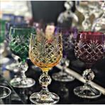 Bohemia Crystal Sterna 6 Renk Mix Kesme Kahve Yanı Bardağı