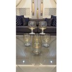 Bohemia Kristal Gold Kahve Yanı Su Bardağı