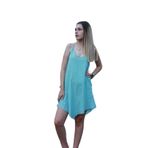Bohemian Kadın Mint Naturel Dokuma Askılı Yazlık Mini Elbise Mint 1