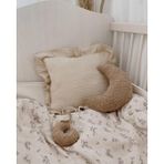 Bohemoon Teddy Moon Kahve Renkli Yastık 27 cm Elyaf Dolgulu Bebek Odası Dekorasyonu