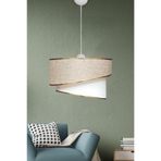 Bohhem Barok Stil Pasta Avize Gold Şeritli Kum Bej KUMBEJİ 30 x 20