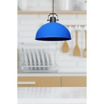 Bohhem Kugel Mavi Metal Sarkıt Mutfak Avize Ofis Hol Cafe Tavan Aydınlatma Kırmızı 23 x 13