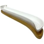 Boho Bazzar Bambu Altlıklı Porselen Kuru Meyve ve Çerezlik 36,5*4cm