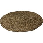 Boho Bazzar El Yapımı Rattan Hasırı Kalın Örgü Amerikan Servisi 35*35CM - 37 x 37 cm - Renkli