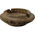 Boho Bazzar Süwen Ağacı El Yapımı Küllük 8 x 8 x 4 cm - Kahverengi