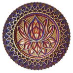 Boho Boho Ev Metal Duvar Süslemeleri Bohem Duvar Ev Duvar Dekorasyonu Asılı Çiçek Heykeller Mandala Kolye Duvar Zanaat Duvar Kolye Çiçek Duvar