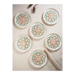 Boho Handmade 6lı Pasta Tatlı Tabağı- Stackable 20 cm.