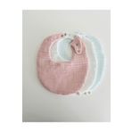 Boho Piccolo Oval 3'lü %100 Pamuk Müslin Bebek Önlüğü / Yakalık / Salya Önlüğü