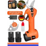 Böhrer 30 mm Profesyonel Çift Akülü Bahçe Sera Süper Budama Bağ Makası Makinesi +1 Adet Yedek Bıçak