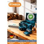 BÖHRER 30CM 15 PİLLİ 36V 5AH ÇİFT BATARYA YENİ NESİL AKÜLÜ AĞAÇ BUDAMA KESME MAKİNESİ