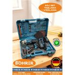 Böhrer 36V 5Ah Süper İkili Set 13Mm Demir Mandren Akülü Vidalama + 125Mm Akülü Taşlama Makinesi