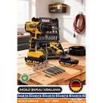 BÖHRER Alman Designe Ba011144 Full Set 12v Yeni Nesil Şarjli Matkap Akülü Vidalama Matkap - Çift Batarya