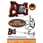 BÖHRER Alman Hb0404t 3200w Devir Ayarlı Çift Şanzıman Yeni Nesil Elektrikli Boya Harç Çok Amaçlı Red Karıştırıcı Mavi