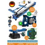 Böhrer Alman Pro BA01077M 4'lü Usta Fayans Seti - 120MM Fayans Kesme + Tokmak Vantuz + 16 Satır Lazer Hizalama Makinesi +3200W Karıştırıcı