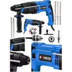 Böhrer Dark Blue 2450 W Bakır Sargılı Metal Şanzıman Kırıcı Hilti + 5 Adet Uç - Yedek Mandren