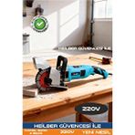 BÖHRER Elektrikli Kanal Açma Makinesi 1800w 7200rpm 125mm Mavi