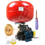 Böhrer Tam Bakır Sargılı DKM60 24 Lt Italyan Tip Tank Paket Hidrofor Pompası- 0.55 Hp 370 W 1''