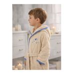 boia living Erkek Çocuk Bornoz / Organik Pamuk & Nakış Detaylı
