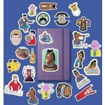 Bojack Horseman Sticker Paketi - Bullet Journal - Ajanda - Planner - Defter - Laptop Etiket Çıkartma