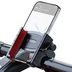 BOJOHREO Motosiklet Telefon Bağlantısı, [Sürme Video Kaydı için] Bisiklet Telefon Montajı, [Hızlı Kurulum] iPhone ve 4,5-7 inç Cep Telefonu için Bisiklet Telefon Tutacağı, Bisiklet için Gidon Telefon