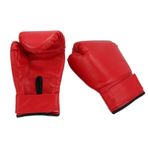 Boks eldiveni, antrenman Sparring Muay Thai MMA Kickboks eldiveni, erkek, kadın, yetişkin, ağır boks torbası, antrenman eldiveni, boks eldiveni (kırmızı)